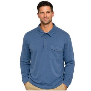 UNTUCKit Men’s Blue Golf Polo Long Sleeve Shirt 2XL
W